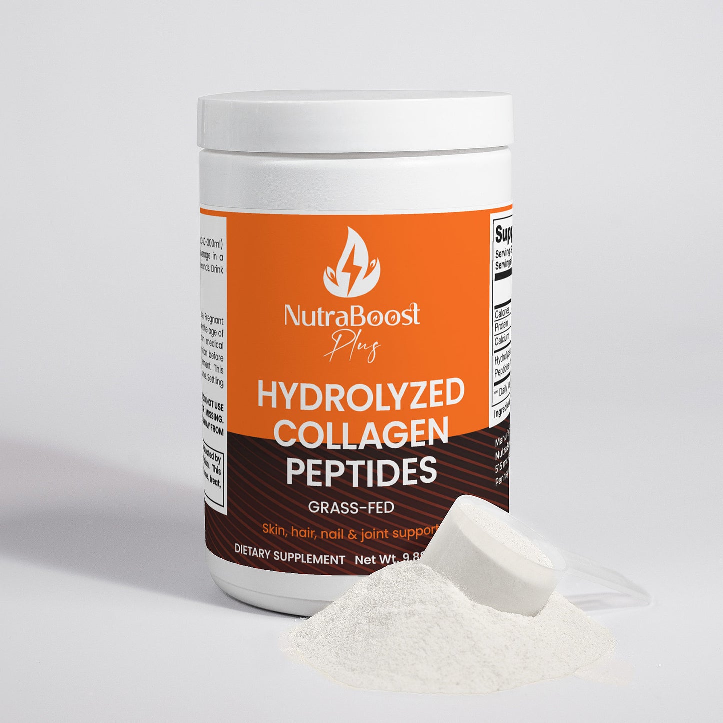 Grass-Fed Hydrolyzed Collagen Peptides - gives structure to tendons and joints