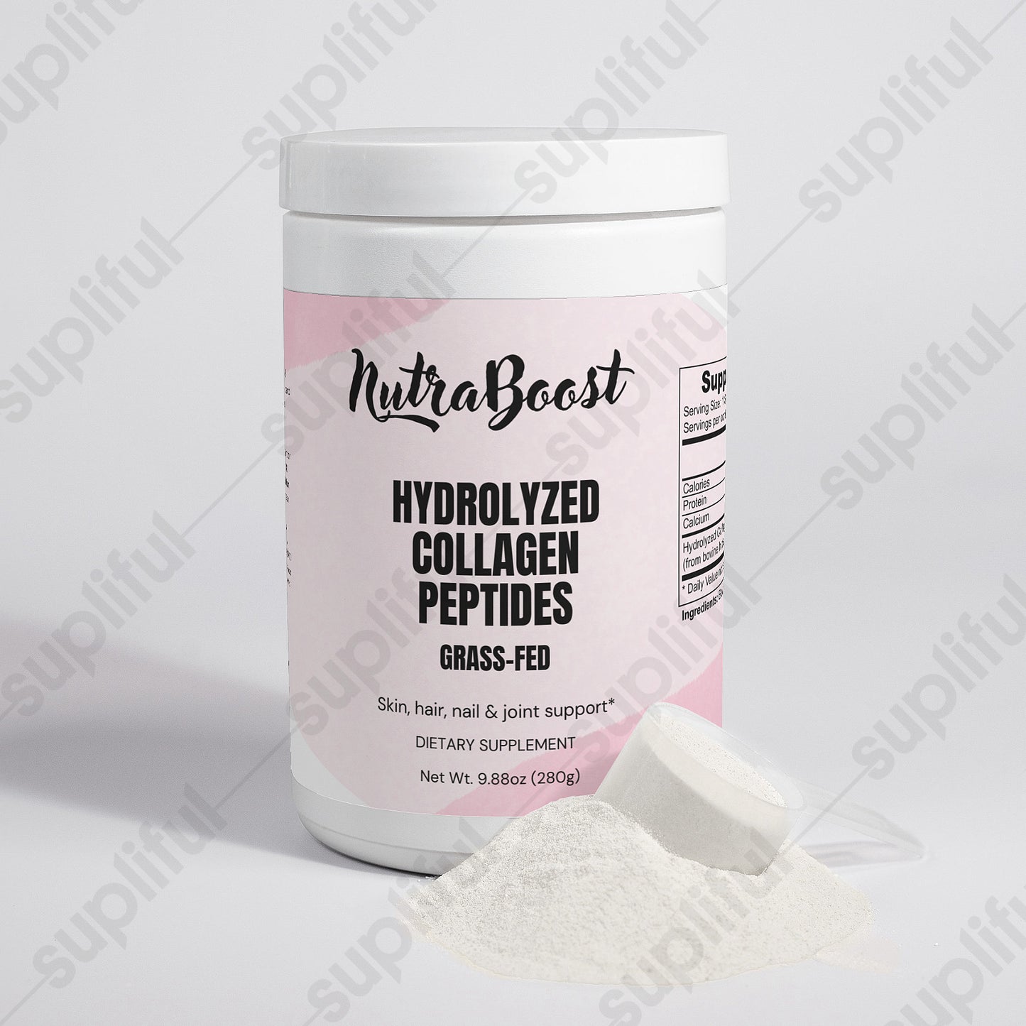 Grass-Fed Hydrolyzed Collagen Peptides - gives structure to tendons and joints