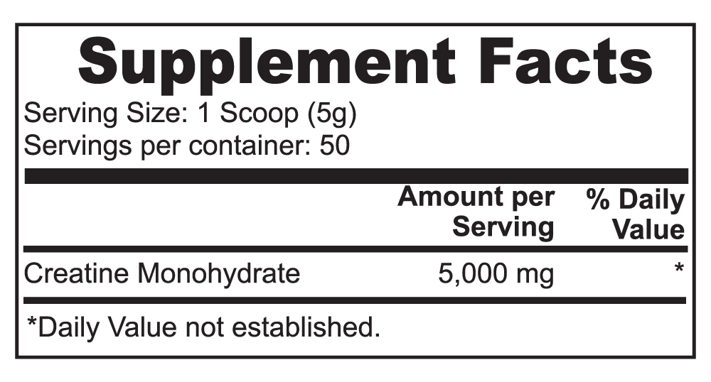 Creatine Monohydrate - useful for athletes and others seeking that "edge"