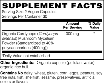 Cordyceps Mushroom - enhance immunity